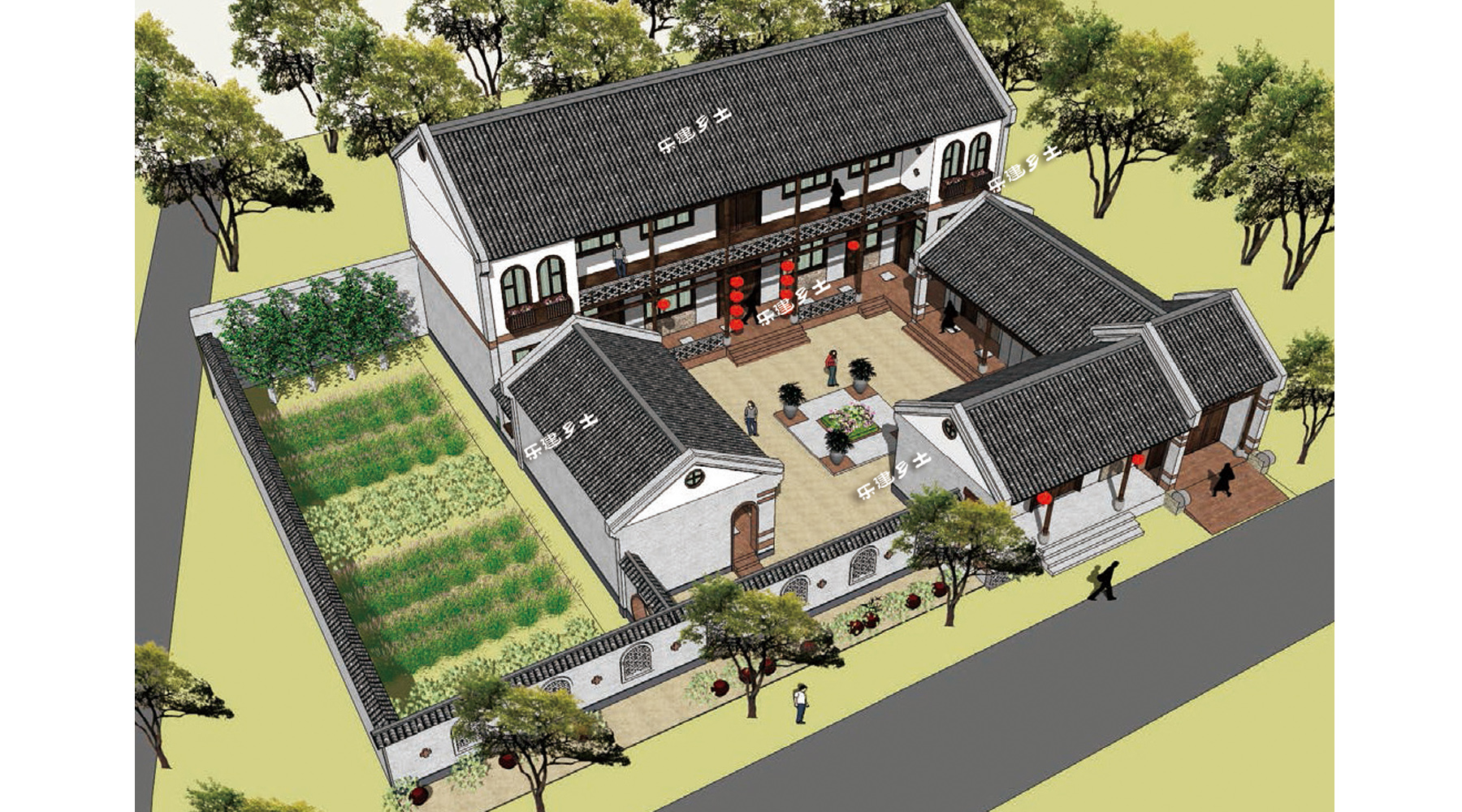 平房農村間圖設計圖片大全_2023年北方農村住宅設計圖_平房農村間圖設計效果圖