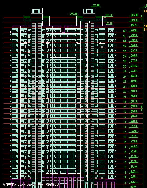 簡述建筑立面圖的基本內容_簡述立面建筑圖基本內容有哪些_簡述立面建筑圖基本內容及作用