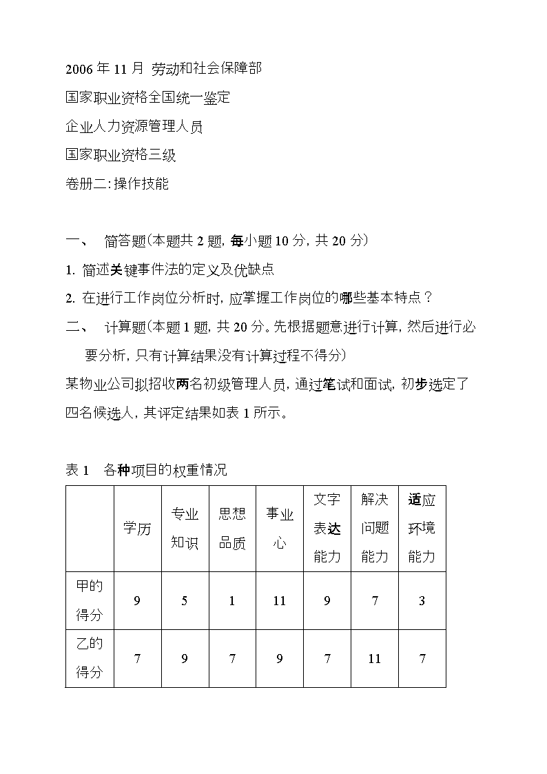2024年人力資源管理師三級題庫_人力資源三級題庫app_人力資源管理師三級視頻課