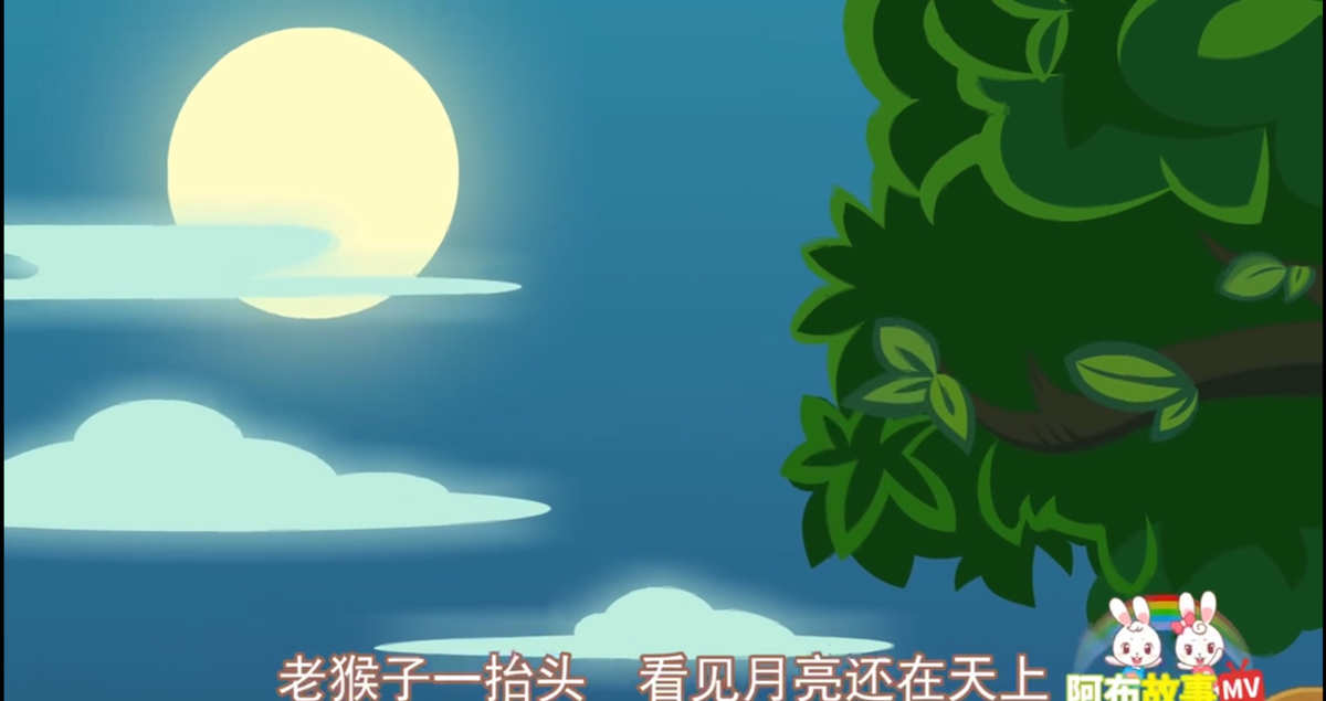 猴子撈月亮的故事內(nèi)容_猴子撈月亮故事文字_猴子撈月亮的內(nèi)容簡(jiǎn)介