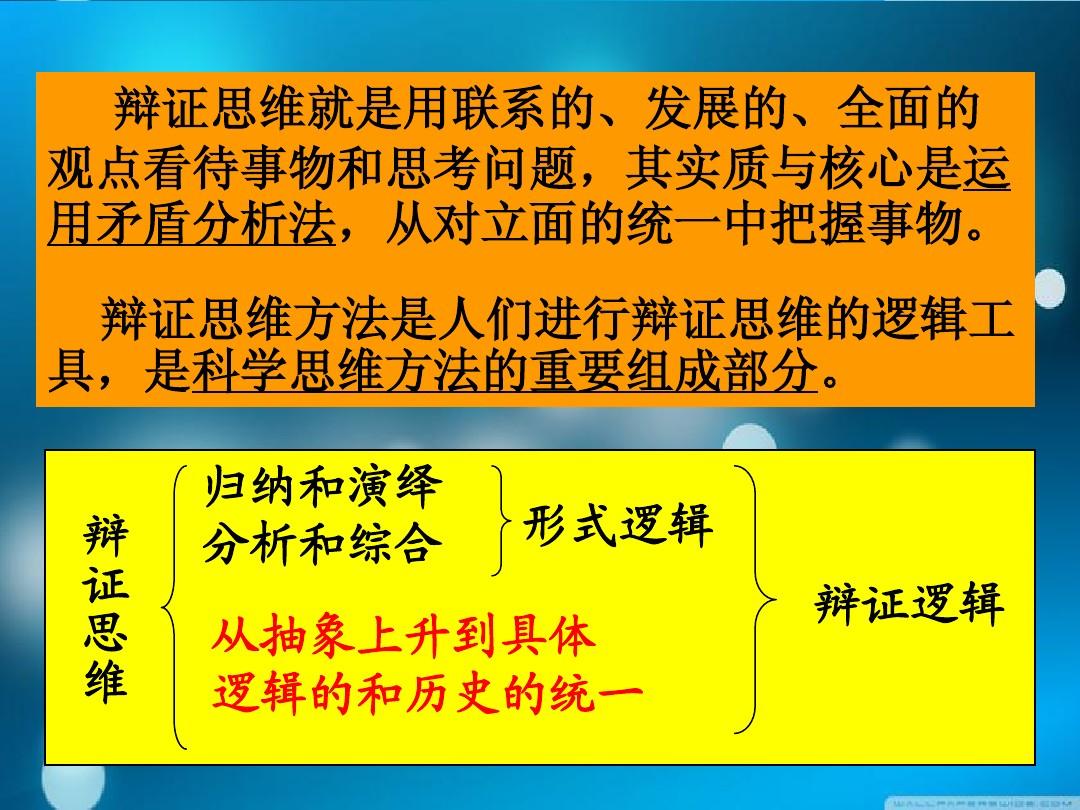 唯物辯證法的根本方法_辯證法的根本方法是_唯物辯證法是根本方法