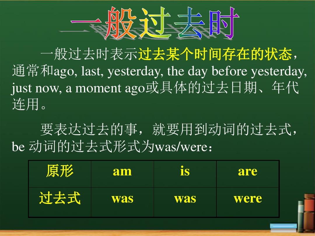 過去的用法_過去時態用法_